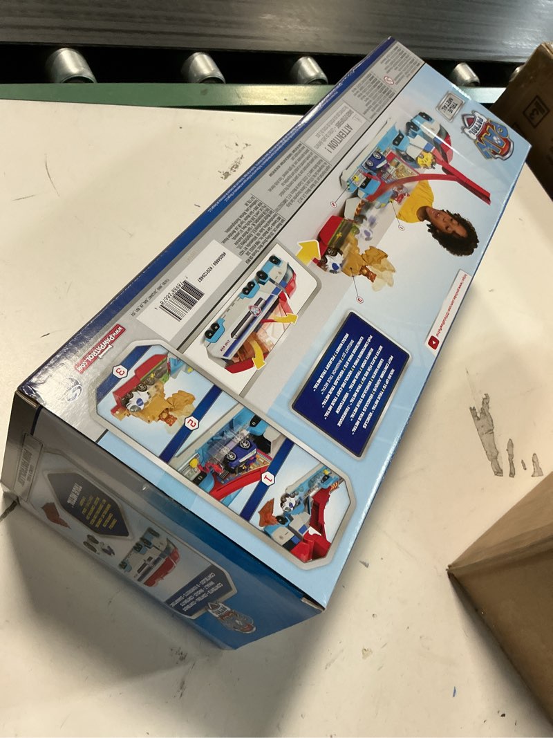 Condition photo showing Good Condition for paw patrol, launch’n haul paw patroller, transforming 2-in-1 track set for true metal die-cast vehicles, kids toys for boys & girls ages 3 and up