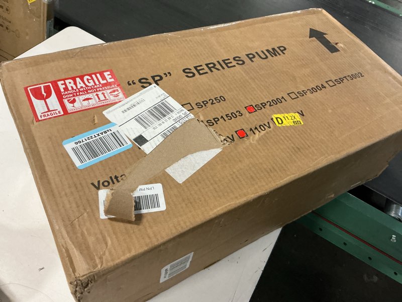 Condition photo showing New/Like New for w3sp2615x20 single speed 2 hp 115/230v pool pump compatible with hayward sp2615x20 for all in-ground pool and spas?sp2615x20
