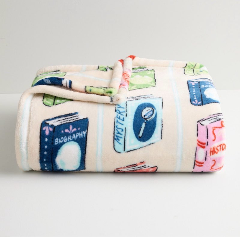 The Big One® Oversized Supersoft Plush Throw Blanket, Book Club