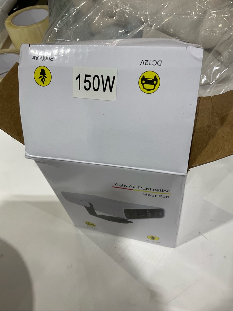 Condition photo showing As Is for Car Heater, 12V Car Heaters for Vehicle, 150W, Car Heater that Plug in Cigarette Lighter, 2 in 1 Fas