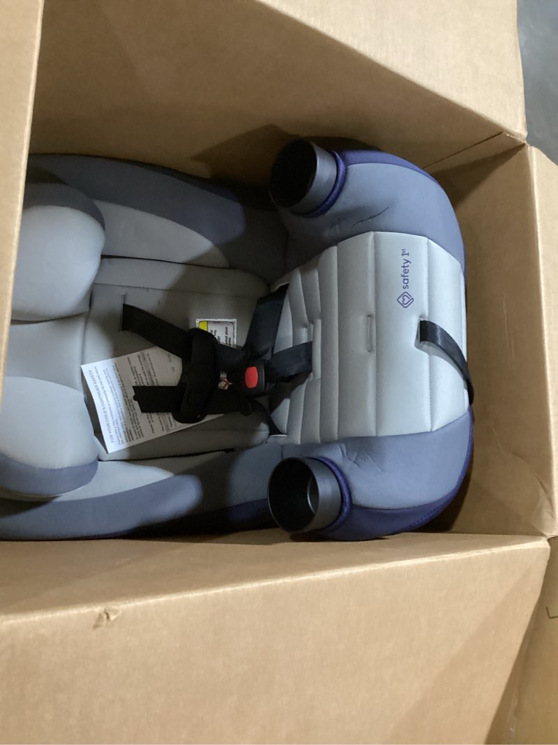 Condition photo showing Good Condition for safety 1st ellaris 3-in-1 convertible car seat, slim fit design, rear & forward-facing, 5-position headrest, 3-across fit, travel-friendly with machine-washable seat pad, london blue