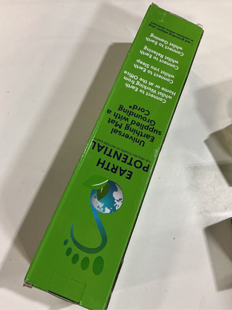 Condition photo showing New/Like New for Universal Earthing Mat Supplied with a Grounding Cord and can be Used as a Computer Keyboard and Mouse, Gaming, Desk, Foot, Bed or Pet Mat.