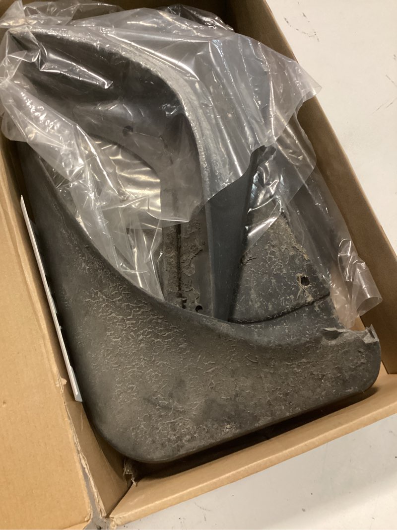 Condition photo showing As Is for basenor 2017-2023 tesla model 3 mud flaps splash guards fenders (proprietary design) no drilling no tape mudflaps all weather protector mudguards for model 3 exterior accessories (set of 4) 2016-2023 model 3