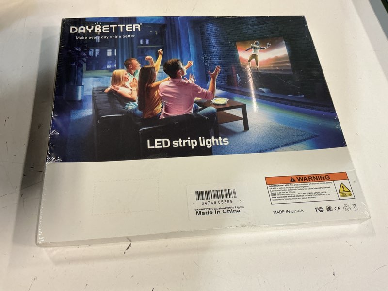 Condition photo showing New/Like New for daybetter 130ft led light for bedroom,music sync rgb color changing strip lights with app and 24 key remote control, perfect for indoor decor(2 rolls of 65.6ft)