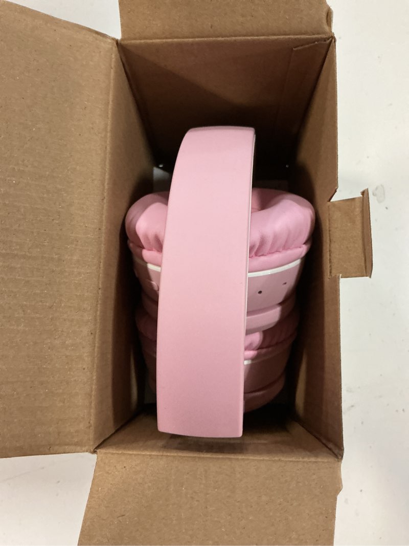 Condition photo showing Good Condition for RORSOU B10 Wireless Over-Ear Headphones, Lightweight Folding Stereo Bass Bluetooth Headset with Mic, 50H Playtime, Volume Control, Bluetooth 5.3 Headphones for iPad/Travel/Tablet/PC (Pink)