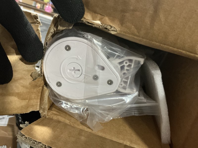 Condition photo showing Good Condition for Upgraded Retractable Baby Gates for Stairs & Banister, Mesh Dog Gate Indoor, Extends to 55" Wide 33" Tall, Child Safety Gate for Stairway, Banister & Wall Mount (White)