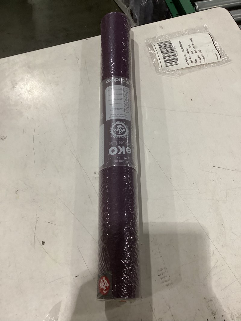 Condition photo showing New/Like New for manduka eko superlite yoga mat - 1.5mm natural rubber | foldable & travel friendly | soft textured surface | eco-friendly acai 71" x 24"