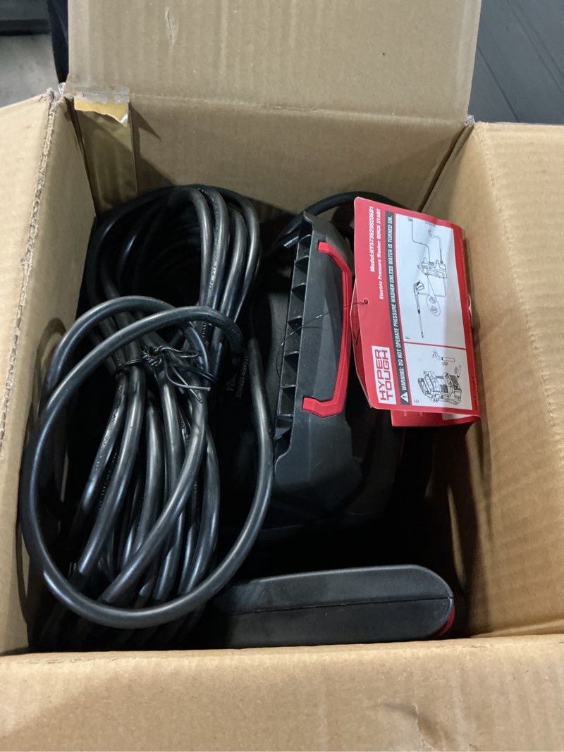 Condition photo showing Good Condition for hyper tough 1800 psi 1.2 gpw 120v electric powered pressure washer