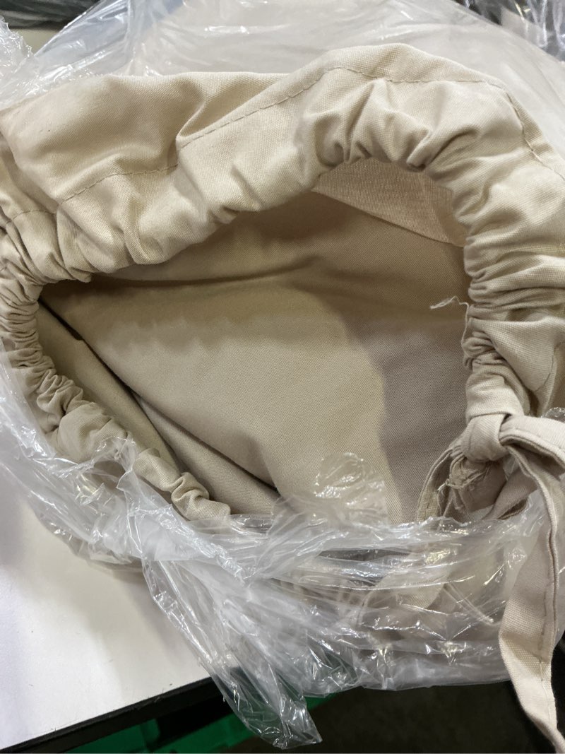 Condition photo showing Good Condition for organic crisp percale duvet cover, king/cal king, toffee