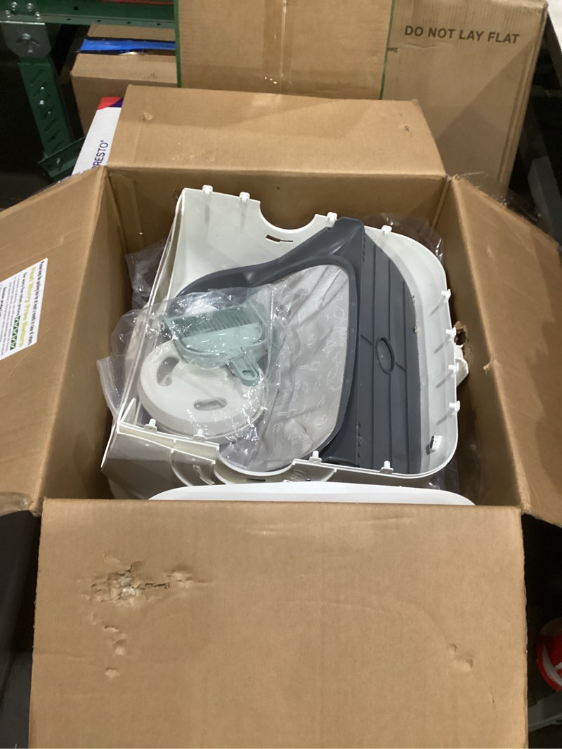 Condition photo showing Good Condition for automatic cat litter box self cleaning - app control and weight monitoring - ultra-quiet, suitable for medium cats and kittens, safe anti-pinch litter box (assembly required) - white