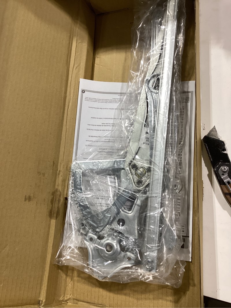 Condition photo showing Good Condition for dorman 740-138 front driver side window regulator compatible with select pontiac/toyota models, black