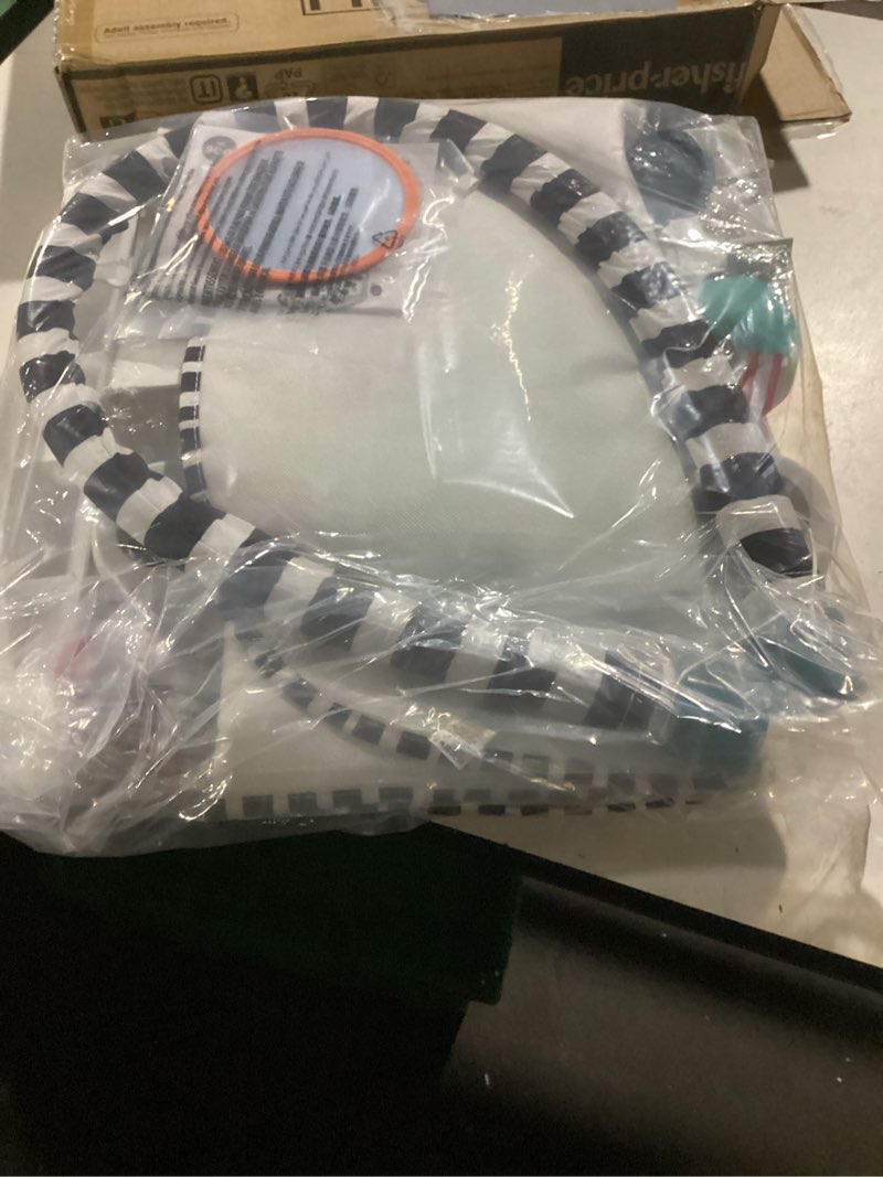 Condition photo showing New/Like New for Fisher-Price Baby Activity Mat Glow & Grow Kick & Play Piano Gym, Blue, Musical Learning Toy for Ages 0+ Months, Spanish Version