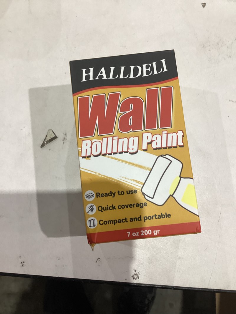 Condition photo showing New/Like New for Wall Repair Rolling Brush, Quick-Dry White Paint,Integrated Portable Roller for Wall Repair, Covers Graffiti & Stains, Ideal DIY Home Tool (XGSA4-2Pack)