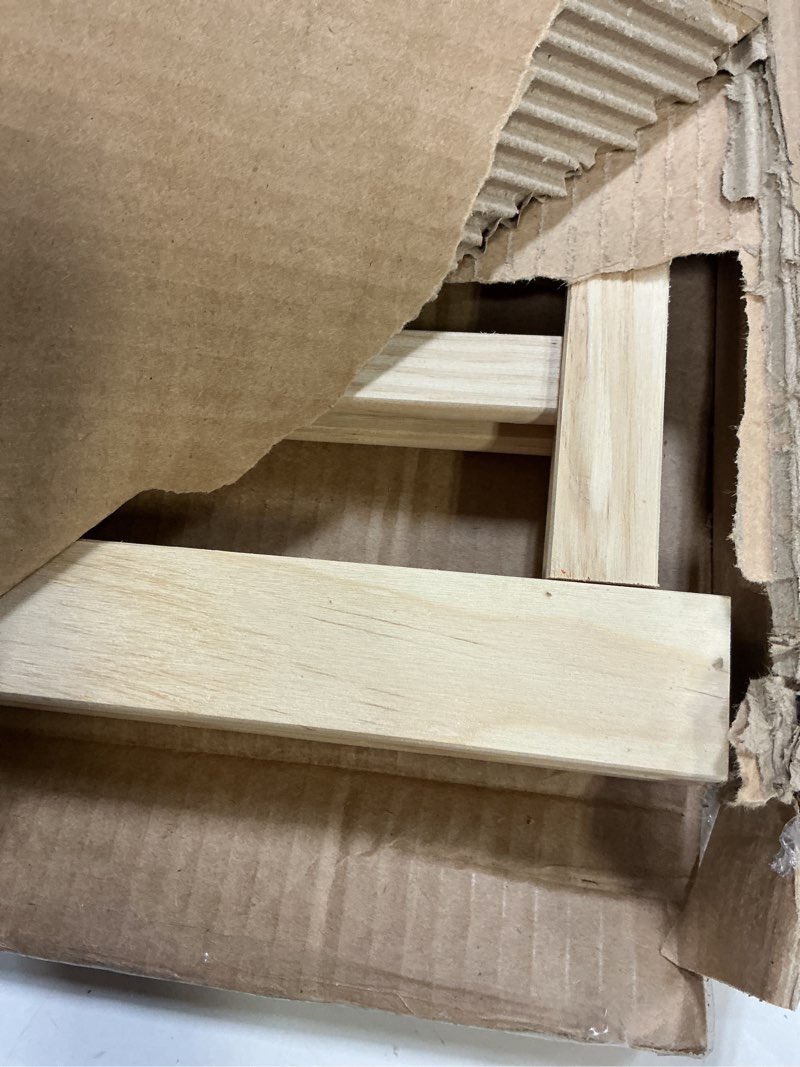 Condition photo showing Good Condition for yocan paint-free wood freestanding pet gate for dogs,wooden dog gates for doorways, stairs,the house, dog fences indoor puppy gate-2 panel h:23” ?2 panels?23.6"h
