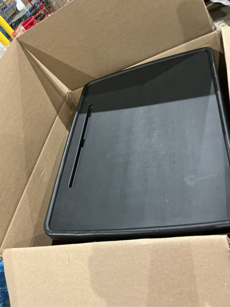 Condition photo showing As Is for adjustable folding tv tray table