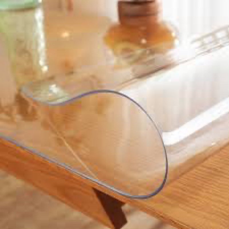 Warmstar Clear Table Protector 2mm Thick, 24 x 55 Inch Clear Table Cover Protector, Plastic Table Co