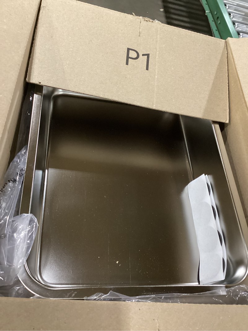 LIHONG Stainless Steel Cat Litter Box,Small Metal Litter Box for Small Cats Hamster Rabbits,No Smell