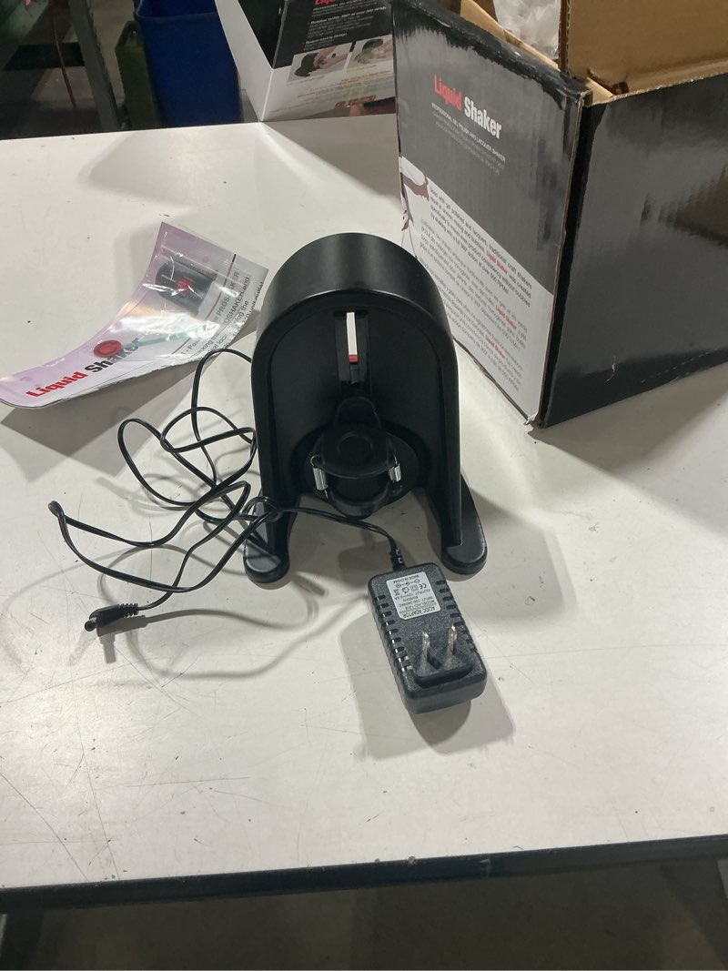 Condition photo showing Good Condition for nail polish shaker, 100-240v nailpolish gel shaker mixer professional uv liquid bottle shaking machine with touch button adjustable spring and silicone base for nail polish and gel