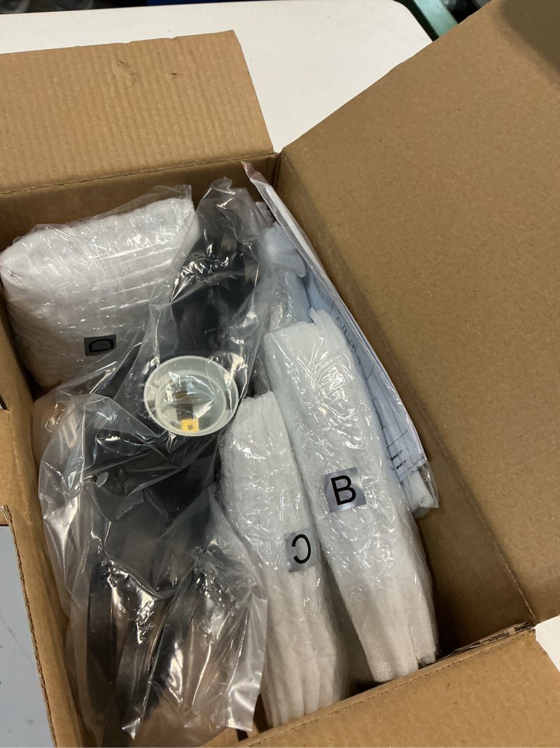 Condition photo showing New/Like New for q&s small crystal ceiling light fixture flush mount,black ceiling lights modern chandelier,bedroom hallway closet light fixture,dia9.5 1 light.