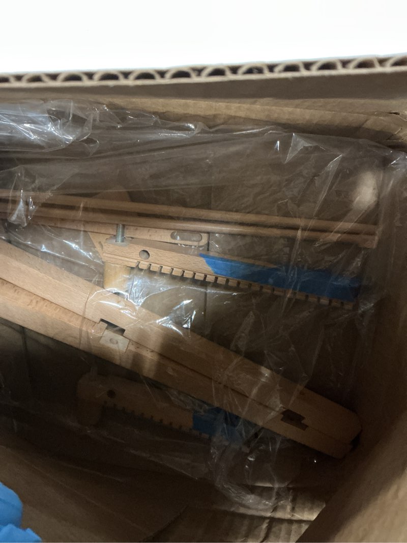 Condition photo showing Good Condition for Large Wooden Weaving Loom Kit for Beginners | Adjustable Vertical Loom Frame with Tools | DIY Hand Weaving Craft Kit for Wall Art, Tapestry, and Yarn Projects