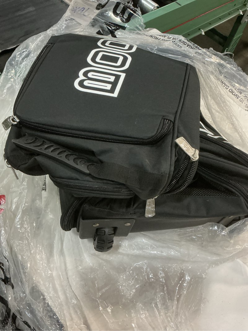 Condition photo showing Good Condition for boombah beast rolling bat bag - multiple color options - holds 8 bats, glove and shoe compartments black