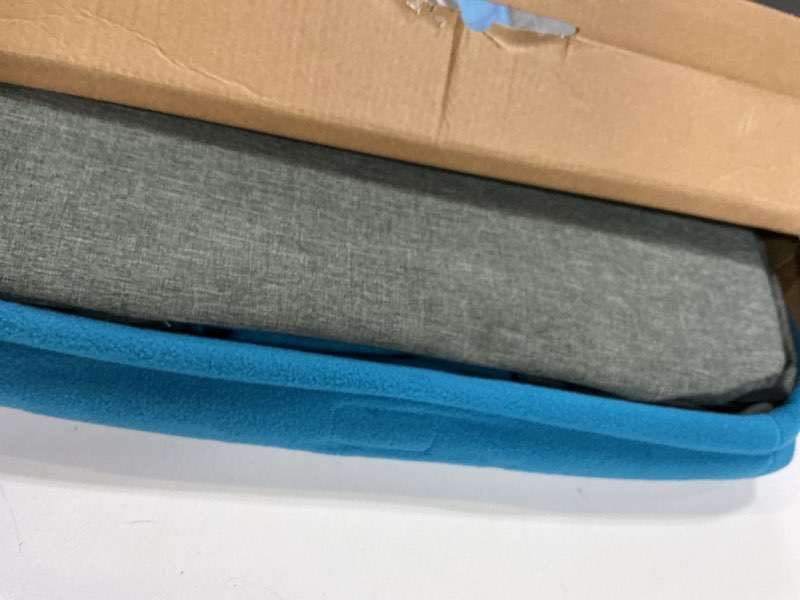 Condition photo showing Good Condition for kurgo dog booster seat - keeps dogs secure & comfortable - waterproof exterior - removable washable liner - dog car seat with harness strap - collapsible - heather style - charcoal/blue heather grey original packaging