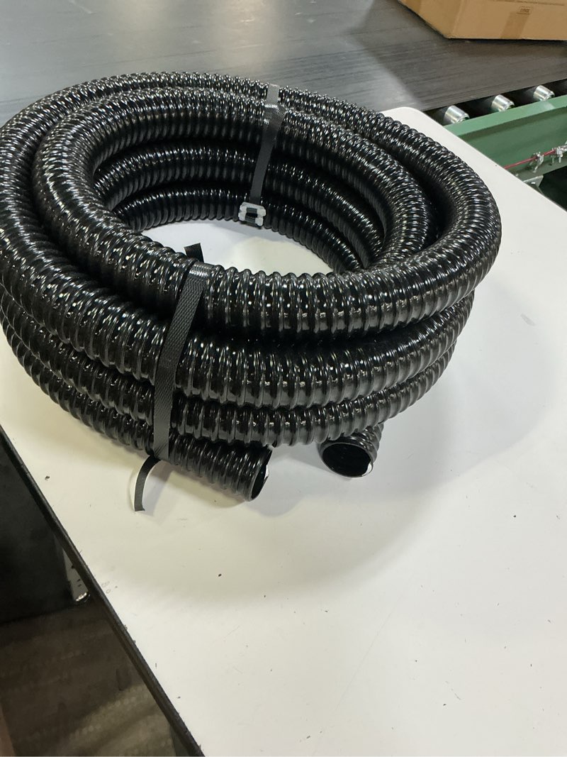 Condition photo showing Good Condition for sump pump hose 1 1/4 inch id pond tubing black plastic corrugated strong flexible drain water hose 20ft 1 1/4" id - 20 ft