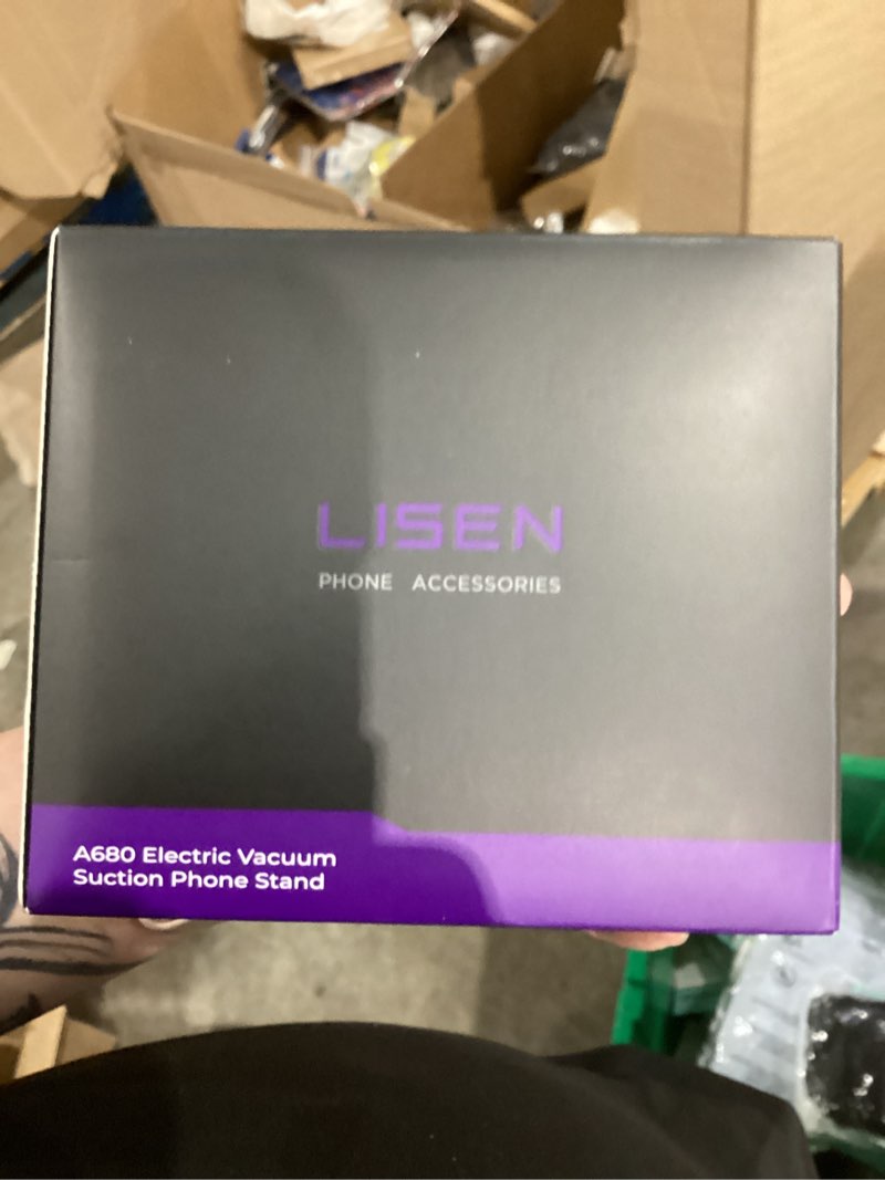 Condition photo showing New/Like New for LISEN Electric Retractable Car Phone Mount, iPhone Vacuum Electric Suction Cup Phone Mount, Suction Cup Magnetic Phone Holder, only for Mirror, for iPhone 17 Pro Max Plus 16 15 ~ X, Samsung Galaxy S25