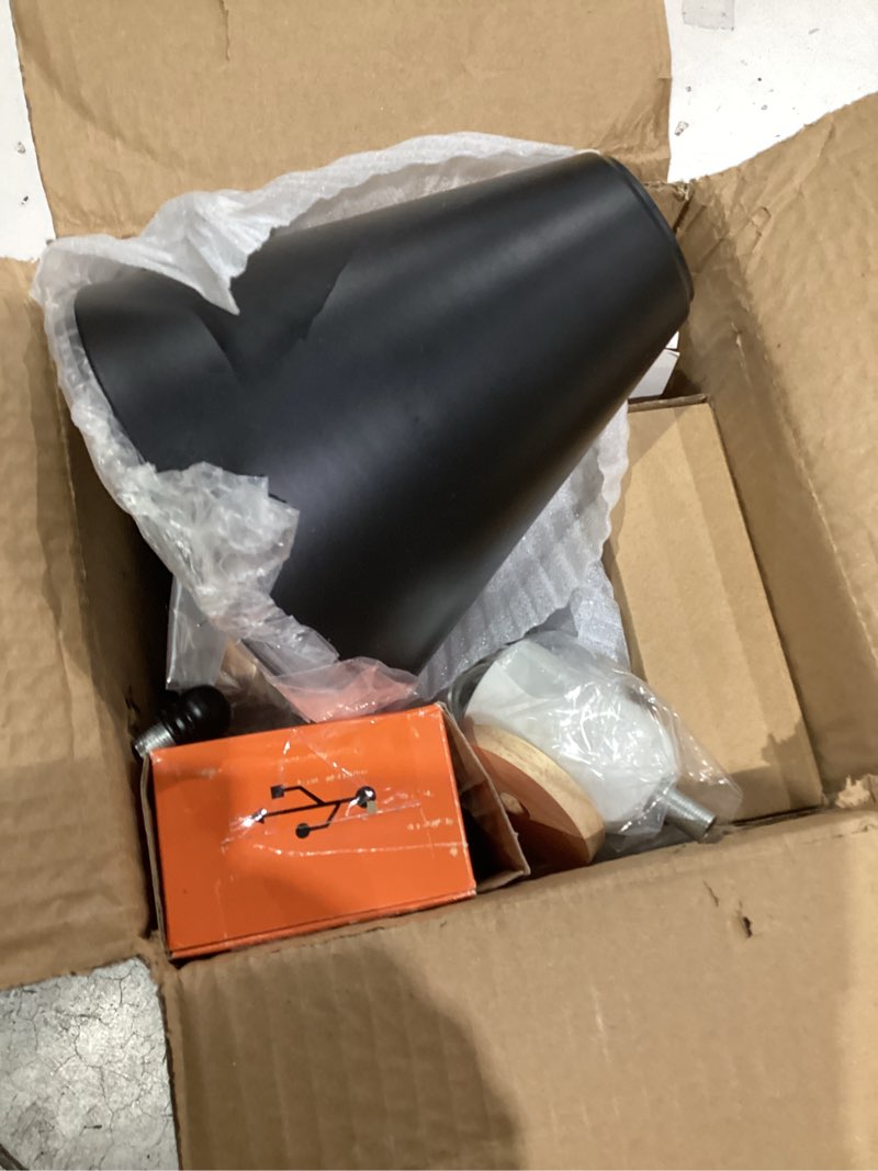 Condition photo showing New/Like New for Battery Operated Black Faux-Wood Industrial Wall Sconce Set of 3, Easy to Install Not Wires, Remote Control Dimmable LED Light Bulb, Dimmable Wall Lamp Fixtures for Indoor Bedroom Farmhouse Gallery Black(3 Pack)