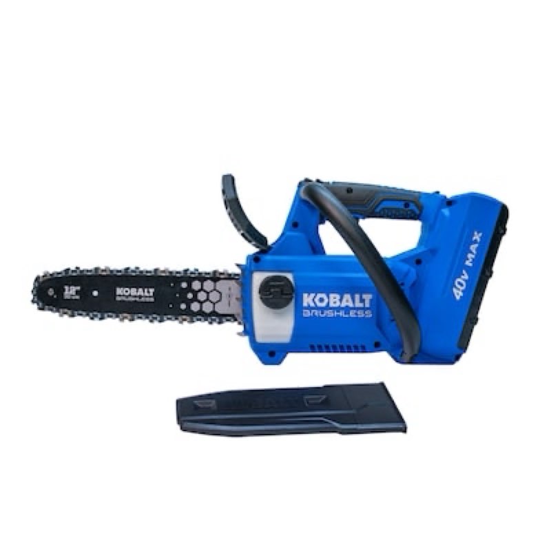 kobalt 40-volt 33-cc 12-in battery chainsaw battery not included charger not included