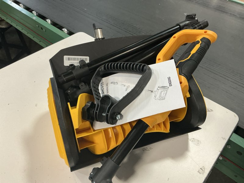 Condition photo showing As Is for Electric Snow Shovel for Dewalt 20V Max Battery, 11" Brushless Snow Blower with Adjustable Handle, Max 26 FT Snow Thrower, Cordless Snow Shovel 20V for Driveway, Sidewalk, Patio, Deck (No Battery) Compatible with Dewalt Battery