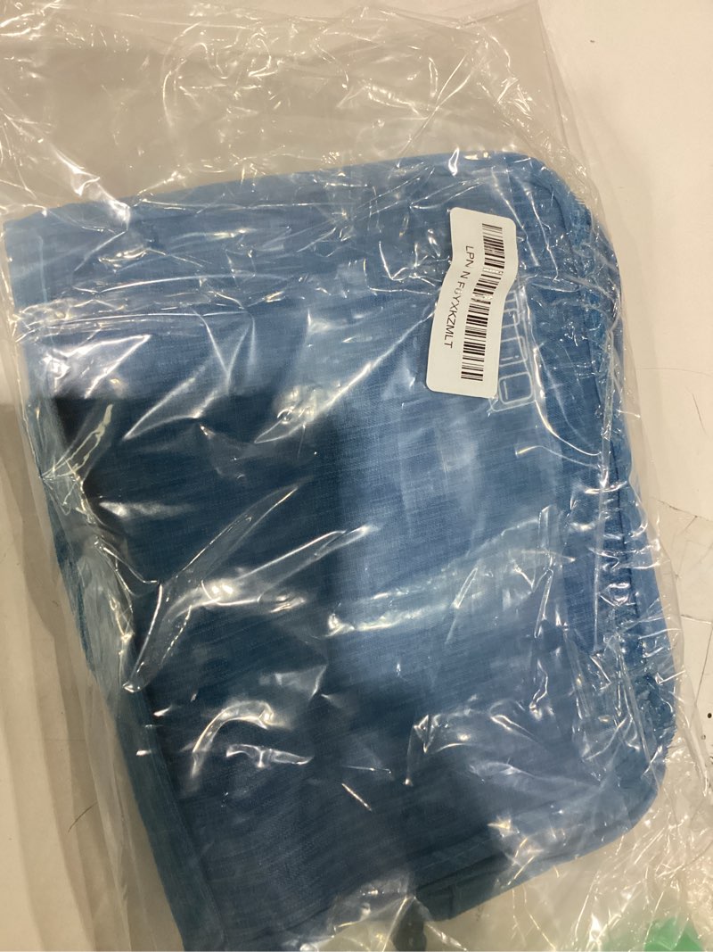 Condition photo showing Good Condition for toiletry bag travel bag with hanging hook for women men,sky blue | waterproof small capacity hanging multifunctional makeup bag for toiletries, portable cosmetic bag travel organizer