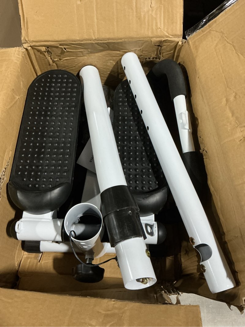 Condition photo showing As Is for RORALA Stepper for Exercise at Home, Adjustable Tension and Handlebar, 300LBS MAX Weight Capacity with Resistance Bands, Stair Stepper Fitness Equipment for Women Men Daily Cardio Workout