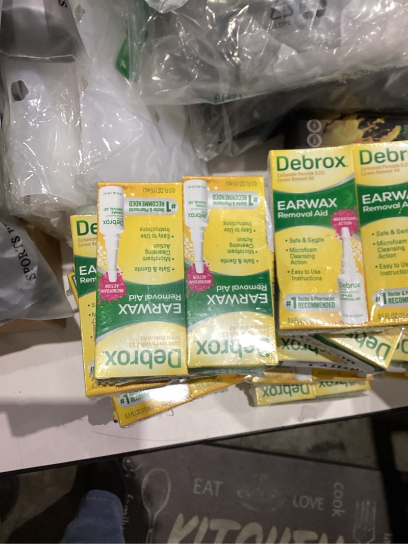 Condition photo showing New/Like New for Debrox Ear Wax Removal Drops, Gentle Microfoam Ear Wax Remover, 0.5 Fl Oz, 2 Pack 0.5 Ounce (Pack of 2)