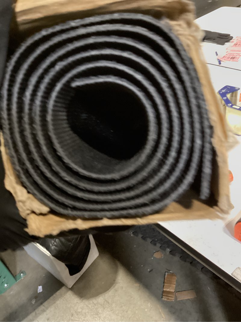 Condition photo showing New/Like New for bulijojo sturdy front entrance doormats,durable heavy duty welcome mat,thick absorbent natural rubber non slip mat,easy clean entryway mat leaves grey, 47" x 32" 2'8" x 3'11" (rectangular) leaves grey