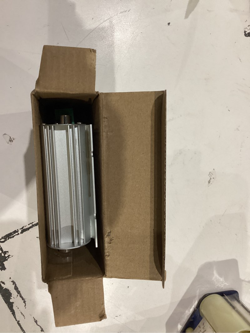 Condition photo showing As Is for facmogu st-838 2.1ch audio power amplifier, rms 20wx2+40w class d stereo digital audio amp with subwoofer output, 80w mini subwoofer amplifier audio stereo bass amp with dc12v power adapter - silver st-838 silver (20wx2 + passive subwoofer)