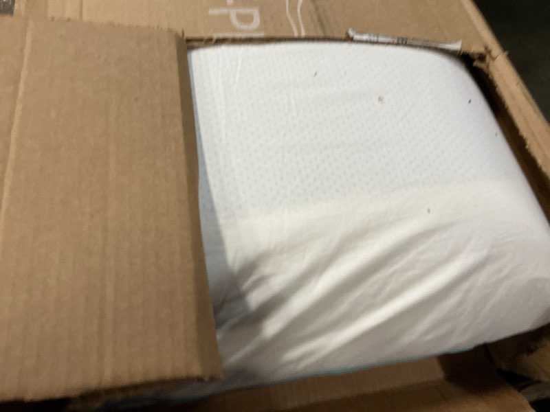 Condition photo showing As Is for tempur-pedic tempur-cloud dual cooling pillow, queen, white queen 1