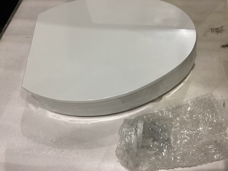 Condition photo showing Good Condition for KOHLER 25875-0 Hyten 3" Height, Elevated Soft Close Elongated Toilet Seat, Contoured Seat with Grip-Tight Bumpers, Quick-Attach Hardware, No Slam Toilet Seat, White White Elongated