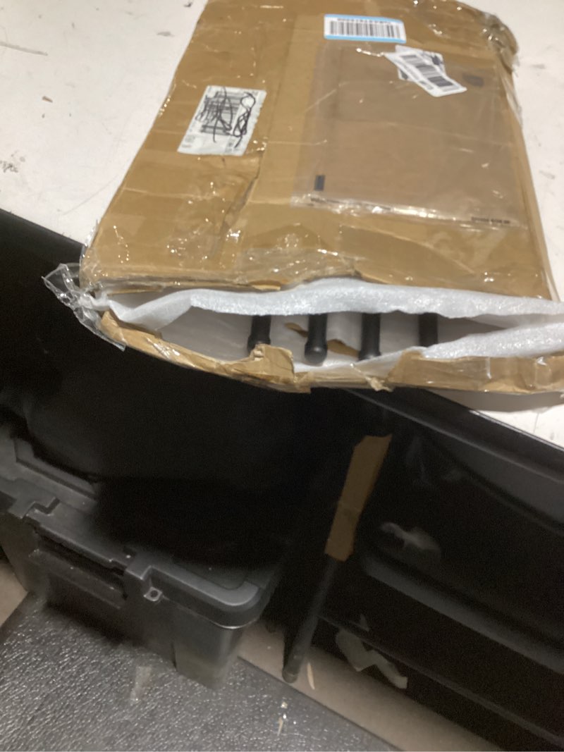 Condition photo showing Good Condition for NearMoon Swivel Towel Rack, 13.8" Thicken 304 Stainless Steel 4-Arm Towel Bar, Space Saving Wall Mounted Towel Holder with Hook, Rustproof Swing Out Towel Hanger for Bathroom, Kitchen (Matte Black) Matte Black 13.8 Inch