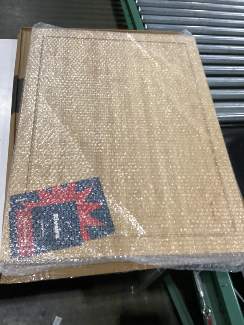 Condition photo showing New/Like New for Riveira 30 x 22 Bamboo Natural Stove Top Covers for Electric Stove & Gas Stove Top Covers for Gas Burners – Large Gas Stove Cover with Handle & Juice Groove – Rustic Stove Covers for Gas Stove Top without Handle Wavy Bamboo Natural