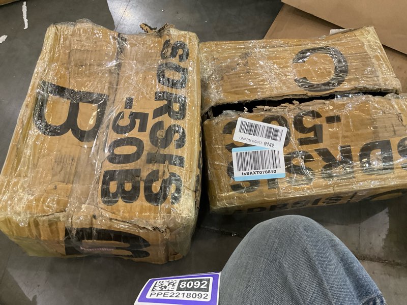 2 box weight set, incomplete