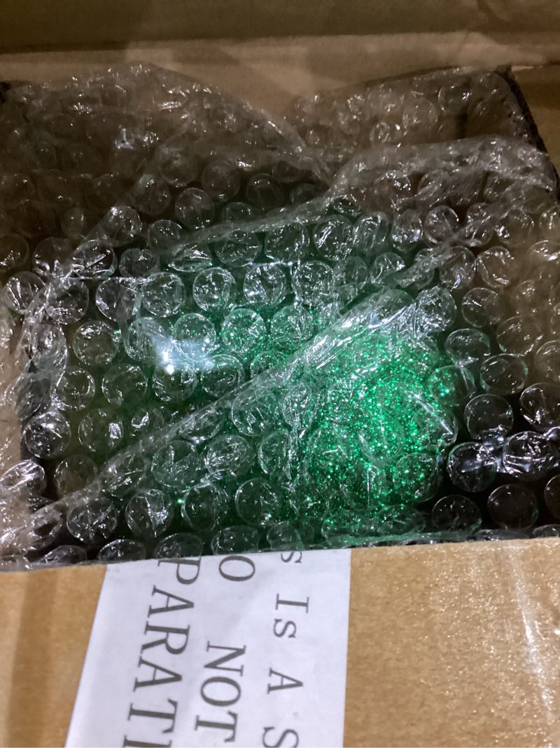 Condition photo showing New/Like New for Poen 12 Pcs 6 Inch Large Christmas Ball Ornaments Glitter Extra Large Christmas Ornaments Giant Xmas Balls Tree Decorations with Hanging Loop for Xmas Holiday Party Decor (Red,Gold,Green) Red, Gold, Green 12