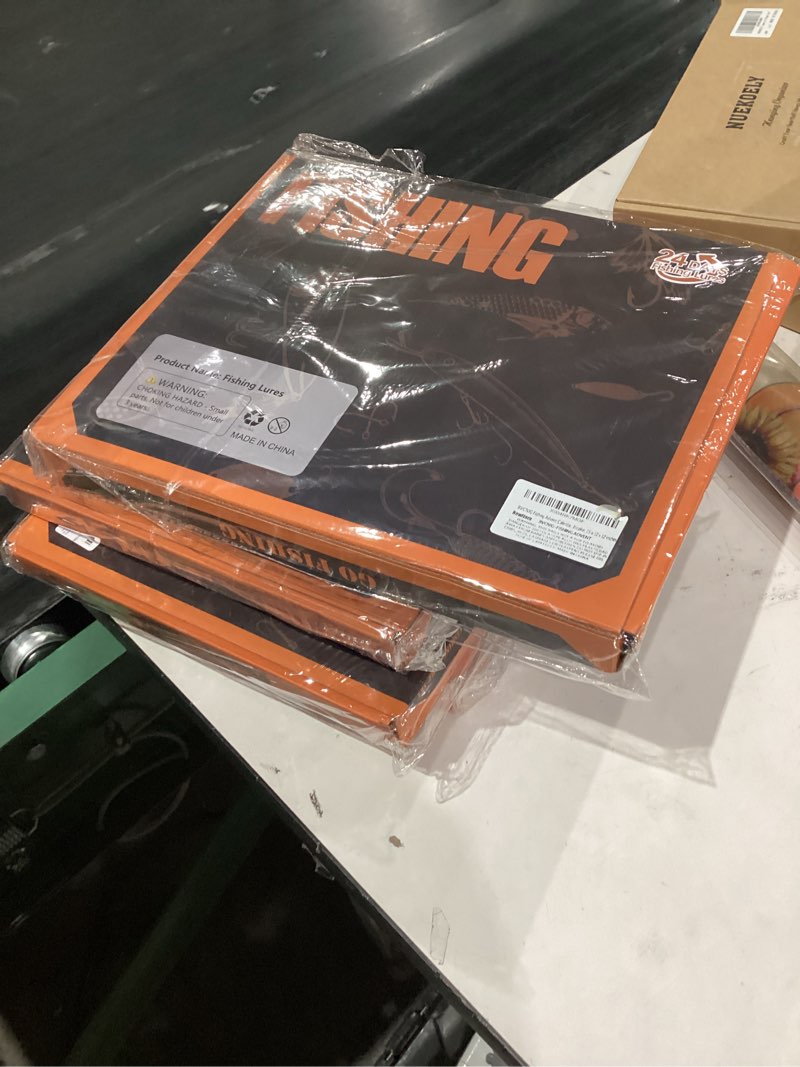 Condition photo showing New/Like New for Christmas Countdown 24 Days Fishing Advent Calendar 2025, Fishing Lures Set for Fisher Fishmen Adult Men Teen Boys