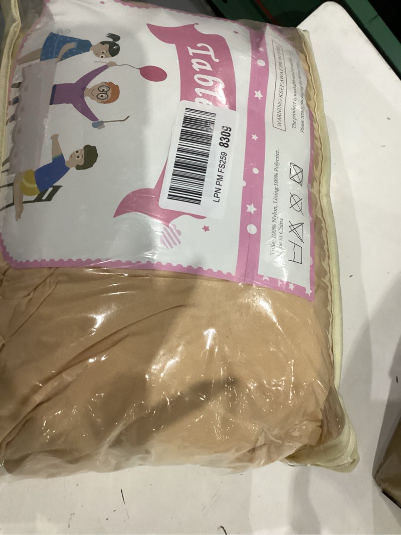 Condition photo showing Good Condition for 2 packs dark champagne spandex tableclothes for 8 foot rectangle tables, wrinkle free 8ft fitted table cover stretch table cloth desk skirt for weddings baby shower birthday party banquet decorations champagne 96" x 30" (8ft-2 pack)