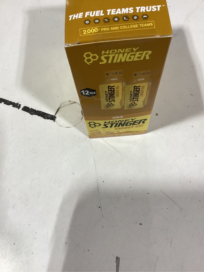 Honey Stinger Gold Energy Gel, Gluten Free & Caffeine Free, for Exercise, Running and Performance, S