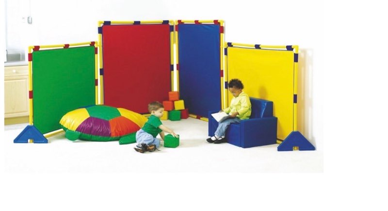big screen rainbow play panel - set of 4