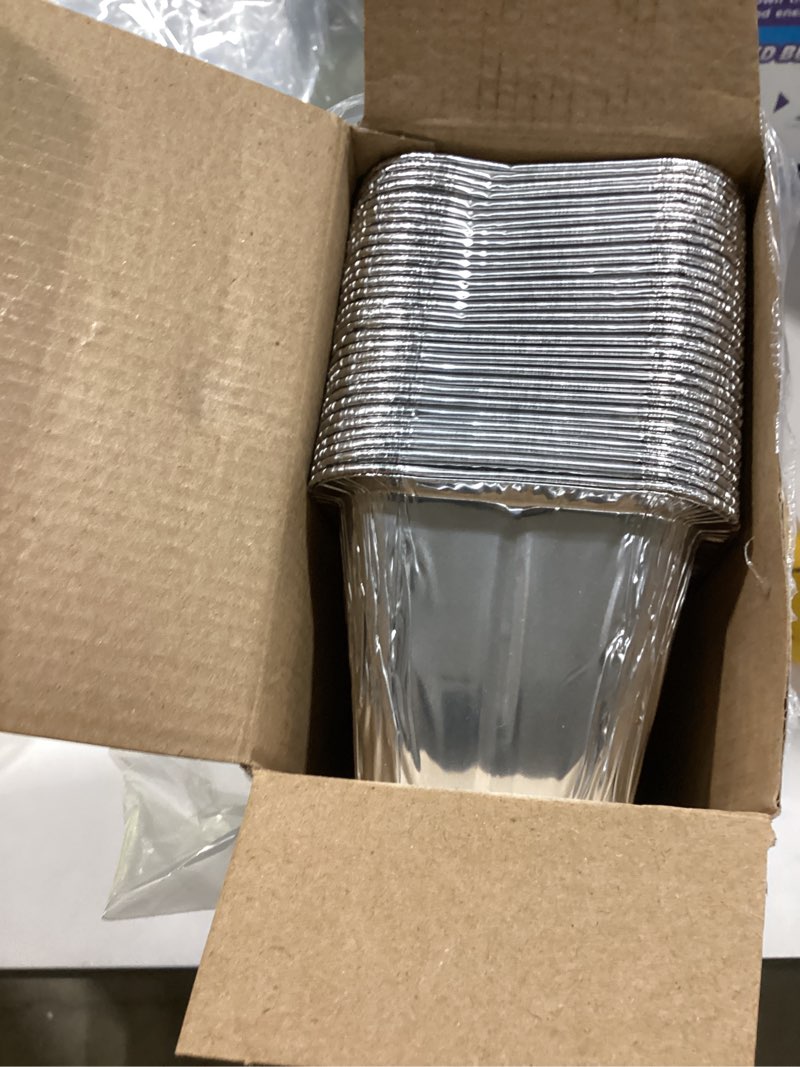 Condition photo showing Good Condition for grease cup liners compatible with blackstone griddle 5017 - griddle accessories, disposable grill tray, aluminum foil drip pan grease catcher cup liner for 17, 22, 28, 36 inch (30 pack)