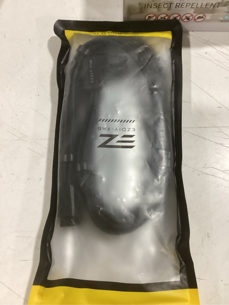 Condition photo showing Good Condition for EZDIY-FAB Shield PCIE 5.1 GPU Extension Cable with 90 Degree 12V-2x6 Angle Adapter,16pin (12+4) 12VHPWR PCIe 5.1 PSU Cable Extension for RTX 40/50 Series with Combs-Standard Type-Black