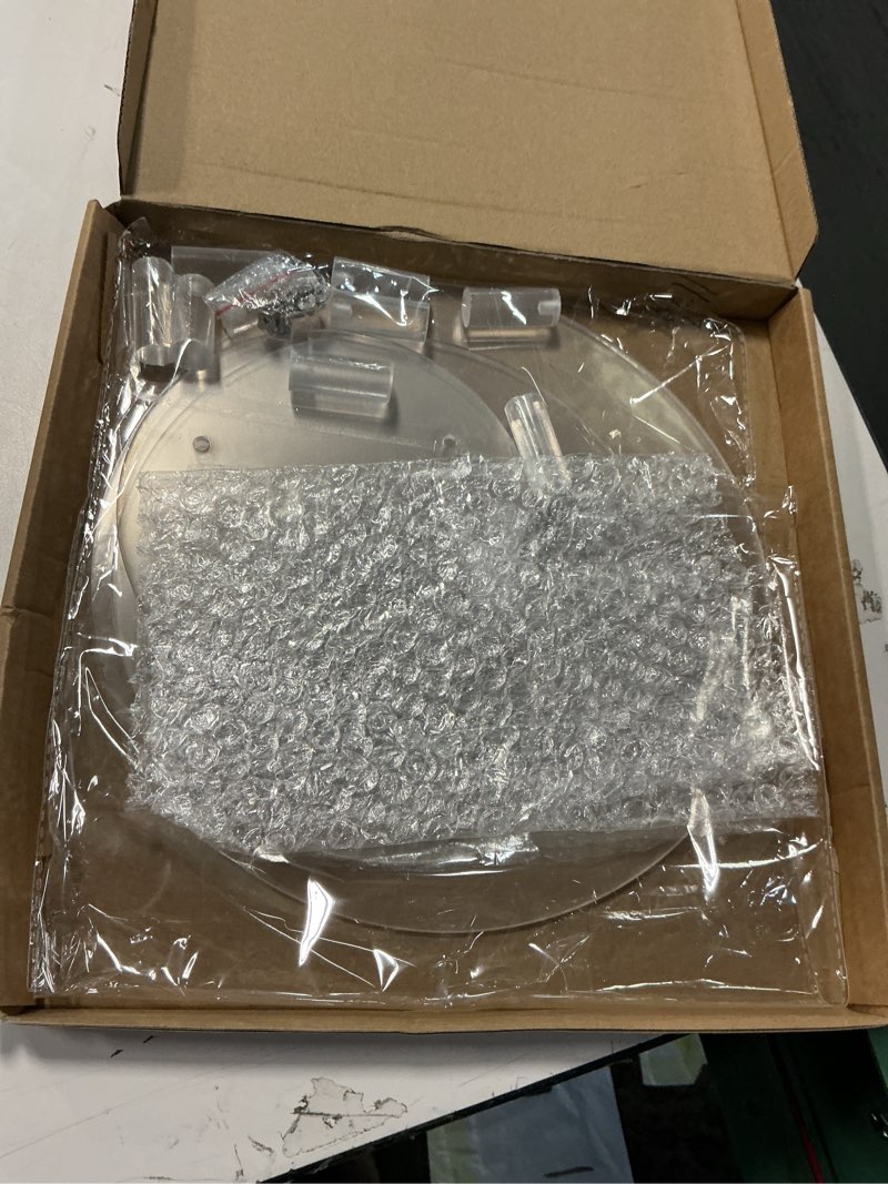 Condition photo showing Good Condition for 3 Pcs Round Acrylic Display Riser Clear Round Stands Clear Pedestal Riser Board for Cake Plant Dessert Jewelry Collectibles Cupcakes Figures Organizer Home Decor Wedding Birthday Party(6'',8'',10'')