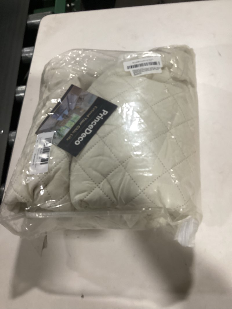 PrinceDeco Couch Cover Washable Reversible Loveseat Sofa Cover Couch Cover for 2 Cushion Couch Furni